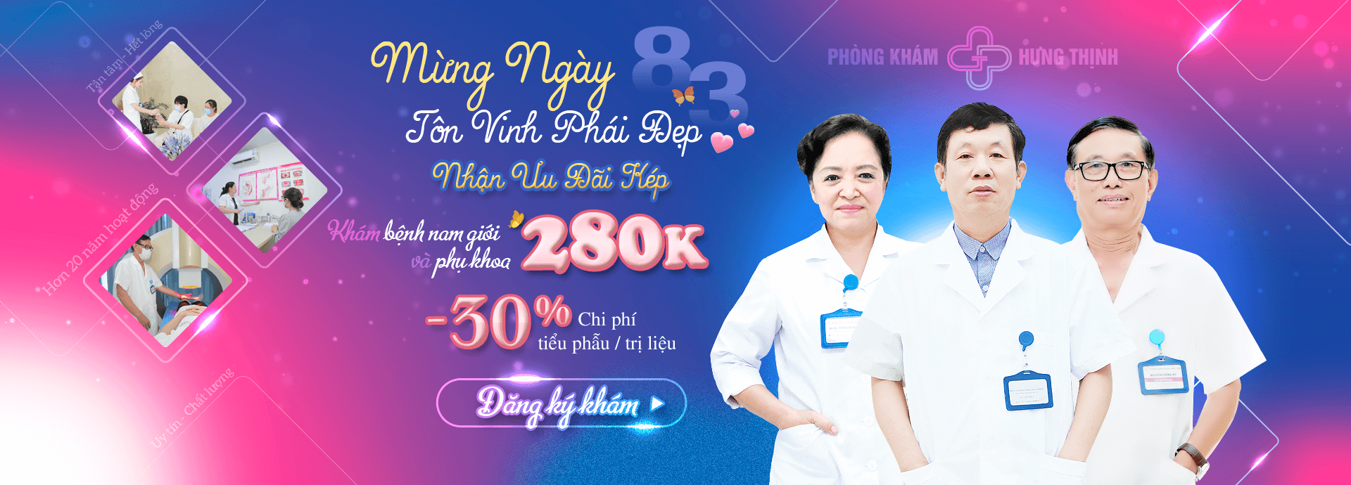Ưu Đãi Nam Khoa - Phụ Khoa | Phòng Khám Hưng Thịnh